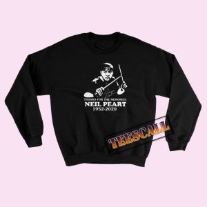 Sweatshirts Thanks for the memories Neil Peart
